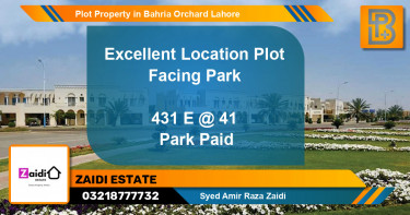 Residential Plot for Sale in Bahria Orchard, Lahore - (BP-56429)