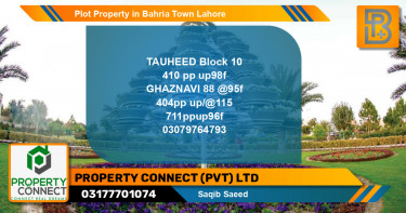 Residential Plot for Sale in Bahria Town, Lahore - (BP-56432)