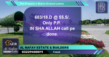 Residential Plot for Sale in Bahria Orchard, Lahore - (BP-56444)