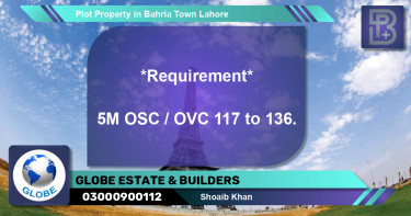 Residential Plot for Sale in Bahria Town, Lahore - (BP-56458)