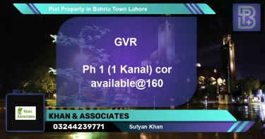 Residential Plot for Sale in Bahria Town, Lahore - (BP-56492)