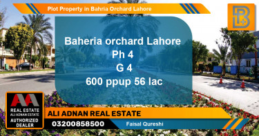 Residential Plot for Sale in Bahria Orchard, Lahore - (BP-56555)