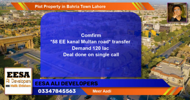 Residential Plot for Sale in Bahria Town, Lahore - (BP-56636)