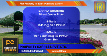Residential Plot for Sale in Bahria Orchard, Lahore - (BP-56671)