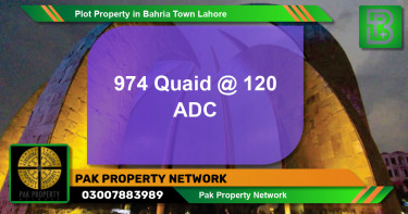 Residential Plot for Sale in Bahria Town, Lahore - (BP-56701)