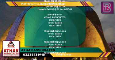 Residential Plot for Sale in Bahria Town, Lahore - (BP-56709)