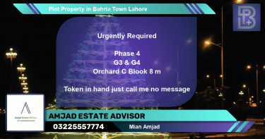 Residential Plot for Sale in Bahria Town, Lahore - (BP-56723)