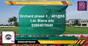 Residential Plot for Sale in Bahria Orchard, Lahore - (BP-56768)