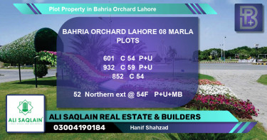 Residential Plot for Sale in Bahria Orchard, Lahore - (BP-56787)