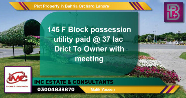 Residential Plot for Sale in Bahria Orchard, Lahore - (BP-56788)