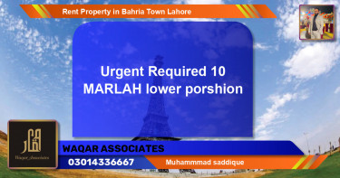 Residential Property for Rent in Bahria Town, Lahore - (BP-56796)
