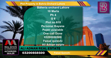 Residential Plot for Sale in Bahria Orchard, Lahore - (BP-56862)