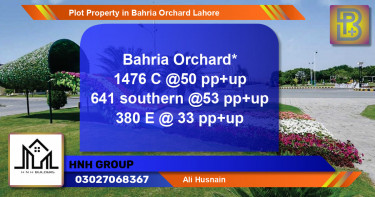 Residential Plot for Sale in Bahria Orchard, Lahore - (BP-56940)