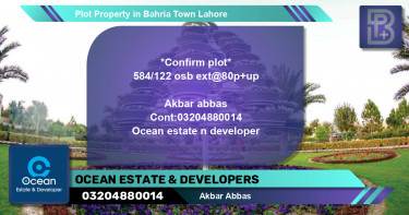 Residential Plot for Sale in Bahria Town, Lahore - (BP-56956)