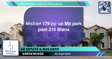 Residential Plot for Sale in Bahria Town, Lahore - (BP-56972)