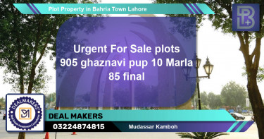 Residential Plot for Sale in Bahria Town, Lahore - (BP-57044)