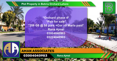 Residential Plot for Sale in Bahria Orchard, Lahore - (BP-57049)