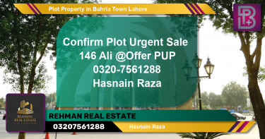 Residential Plot for Sale in Bahria Town, Lahore - (BP-57106)