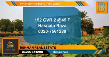 Residential Plot for Sale in Bahria Town, Lahore - (BP-57107)