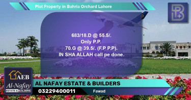 Residential Plot for Sale in Bahria Orchard, Lahore - (BP-57112)