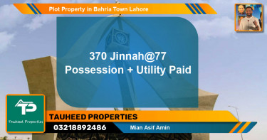 Residential Plot for Sale in Bahria Town, Lahore - (BP-57133)