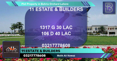 Residential Plot for Sale in Bahria Orchard, Lahore - (BP-57181)