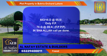Residential Plot for Sale in Bahria Orchard, Lahore - (BP-57196)