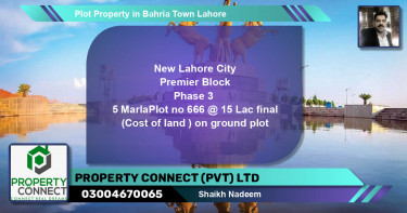 Residential Plot for Sale in Bahria Town, Lahore - (BP-57213)