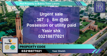 Residential Plot for Sale in Bahria Town, Lahore - (BP-57225)