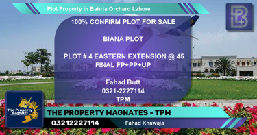 Residential Plot for Sale in Bahria Orchard, Lahore - (BP-57253)