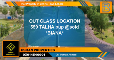 Residential Plot for Sale in Bahria Town, Lahore - (BP-57266)
