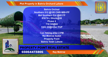Residential Plot for Sale in Bahria Orchard, Lahore - (BP-57268)