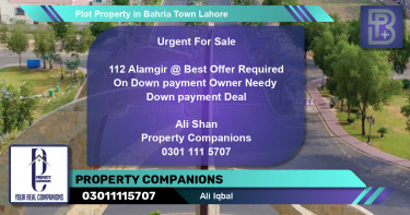 Residential Plot for Sale in Bahria Town, Lahore - (BP-57294)