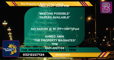 Residential Plot for Sale in Bahria Town, Lahore - (BP-57299)