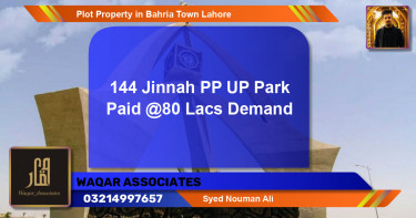 Residential Plot for Sale in Bahria Town, Lahore - (BP-57304)