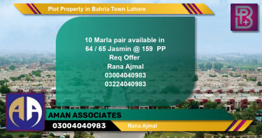 Residential Plot for Sale in Bahria Town, Lahore - (BP-57339)