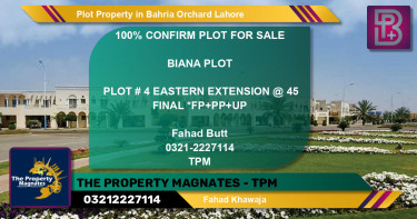 Residential Plot for Sale in Bahria Orchard, Lahore - (BP-57348)