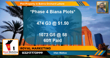 Residential Plot for Sale in Bahria Orchard, Lahore - (BP-57363)