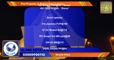 Residential Plot for Sale in Bahria Town, Lahore - (BP-57471)