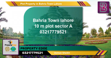 Residential Plot for Sale in Bahria Town, Lahore - (BP-57526)