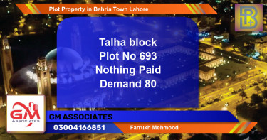 Residential Plot for Sale in Bahria Town, Lahore - (BP-57557)