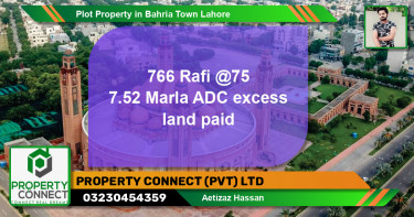 Residential Plot for Sale in Bahria Town, Lahore - (BP-57574)