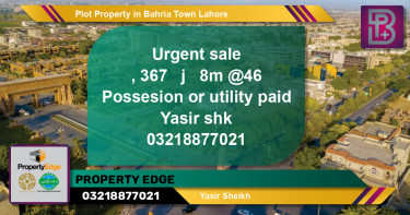 Residential Plot for Sale in Bahria Town, Lahore - (BP-57585)