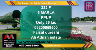 Residential Plot for Sale in Bahria Orchard, Lahore - (BP-57604)