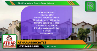 Residential Plot for Sale in Bahria Town, Lahore - (BP-57615)