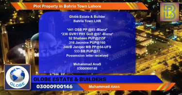 Residential Plot for Sale in Bahria Town, Lahore - (BP-57633)