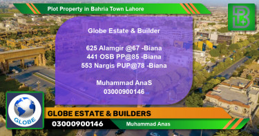 Residential Plot for Sale in Bahria Town, Lahore - (BP-57663)
