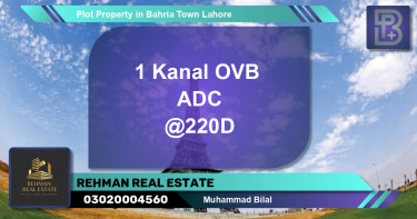 Residential Plot for Sale in Bahria Town, Lahore - (BP-57673)