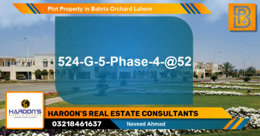 Residential Plot for Sale in Bahria Orchard, Lahore - (BP-57691)