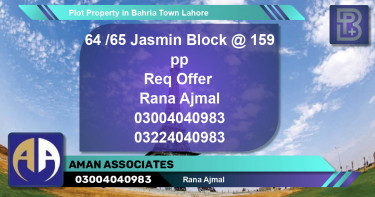 Residential Plot for Sale in Bahria Town, Lahore - (BP-57751)